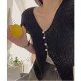 サマーボタンニット半袖カーディガン | by muni:r | 詳細画像28