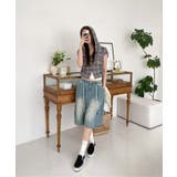 バミューダカーゴストリングデニムパンツ | by muni:r | 詳細画像9 