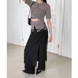 レイヤードラップスカートパンツ | by muni:r | 詳細画像20 