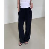 ボタンポイントロングスラックスバンディングパンツ | by muni:r | 詳細画像22 