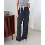 ボタンポイントロングスラックスバンディングパンツ | by muni:r | 詳細画像28 