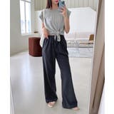 ボタンポイントロングスラックスバンディングパンツ | by muni:r | 詳細画像34 