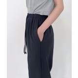 ボタンポイントロングスラックスバンディングパンツ | by muni:r | 詳細画像39 