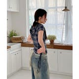 チェックフードシャーリングブラウス | by muni:r | 詳細画像33 