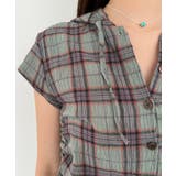 チェックフードシャーリングブラウス | by muni:r | 詳細画像40 