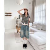 チェックフードシャーリングブラウス | by muni:r | 詳細画像8 