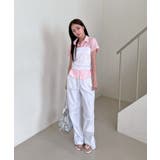 サイドリボンストラップ半袖シャツ | by muni:r | 詳細画像22 