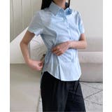 サイドリボンストラップ半袖シャツ | by muni:r | 詳細画像8 