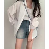 シアーストライプキャミソール+シャツSET | by muni:r | 詳細画像2