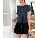 アンバランスリボンストラップTシャツ | by muni:r | 詳細画像25