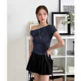 アンバランスリボンストラップTシャツ | by muni:r | 詳細画像28