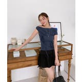 アンバランスリボンストラップTシャツ | by muni:r | 詳細画像35