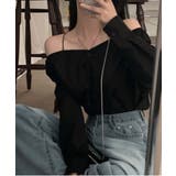 オフショルダーシャツブラウス | by muni:r | 詳細画像1 