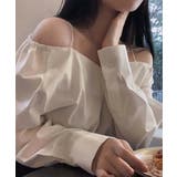 オフショルダーシャツブラウス | by muni:r | 詳細画像14 