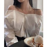 オフショルダーシャツブラウス | by muni:r | 詳細画像17 