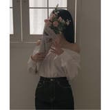 オフショルダーシャツブラウス | by muni:r | 詳細画像19 