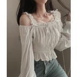 ラブリーススモックオフブラウス | by muni:r | 詳細画像2 