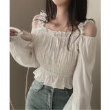 ラブリーススモックオフブラウス | by muni:r | 詳細画像4 