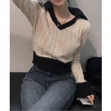 バイカラークロップドニット | by muni:r | 詳細画像10