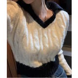 バイカラークロップドニット | by muni:r | 詳細画像11