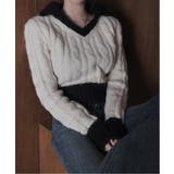 バイカラークロップドニット | by muni:r | 詳細画像16