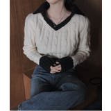 バイカラークロップドニット | by muni:r | 詳細画像17