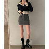 バイカラークロップドニット | by muni:r | 詳細画像8