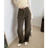 5colorデイリーロングワイドコットンパンツ | by muni:r | 詳細画像1 