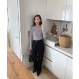 5colorデイリーロングワイドコットンパンツ | by muni:r | 詳細画像11 