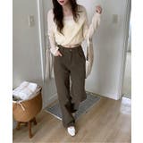 5colorデイリーロングワイドコットンパンツ | by muni:r | 詳細画像2 