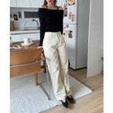 5colorデイリーロングワイドコットンパンツ | by muni:r | 詳細画像38 