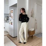 5colorデイリーロングワイドコットンパンツ | by muni:r | 詳細画像40 