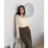 5colorデイリーロングワイドコットンパンツ | by muni:r | 詳細画像7 