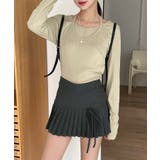 ハーフプリーツリボンミニスカート | by muni:r | 詳細画像20 