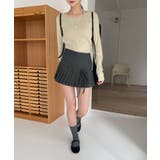 ハーフプリーツリボンミニスカート | by muni:r | 詳細画像21 