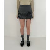 ハーフプリーツリボンミニスカート | by muni:r | 詳細画像22 