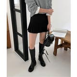 ハーフプリーツリボンミニスカート | by muni:r | 詳細画像4 