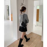 ハーフプリーツリボンミニスカート | by muni:r | 詳細画像6 