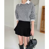 ハーフプリーツリボンミニスカート | by muni:r | 詳細画像9 