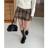 ハーフプリーツチェックスカート | by muni:r | 詳細画像15 