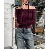 ボーダーオフショルダーマフラーSET | by muni:r | 詳細画像12 