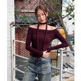 ボーダーオフショルダーマフラーSET | by muni:r | 詳細画像13 