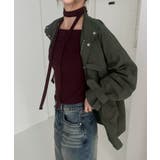 ボーダーオフショルダーマフラーSET | by muni:r | 詳細画像22 