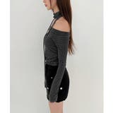 ボーダーオフショルダーマフラーSET | by muni:r | 詳細画像26 