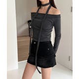 ボーダーオフショルダーマフラーSET | by muni:r | 詳細画像7 