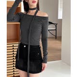 ボーダーオフショルダーマフラーSET | by muni:r | 詳細画像8 