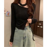 リブチョーカーシャーリングニット | by muni:r | 詳細画像3 