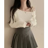 アンバランスリボンリブニット | by muni:r | 詳細画像5