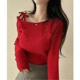 アンバランスリボンリブニット | by muni:r | 詳細画像9