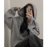 トラックラインニットフードジップアップ | by muni:r | 詳細画像14